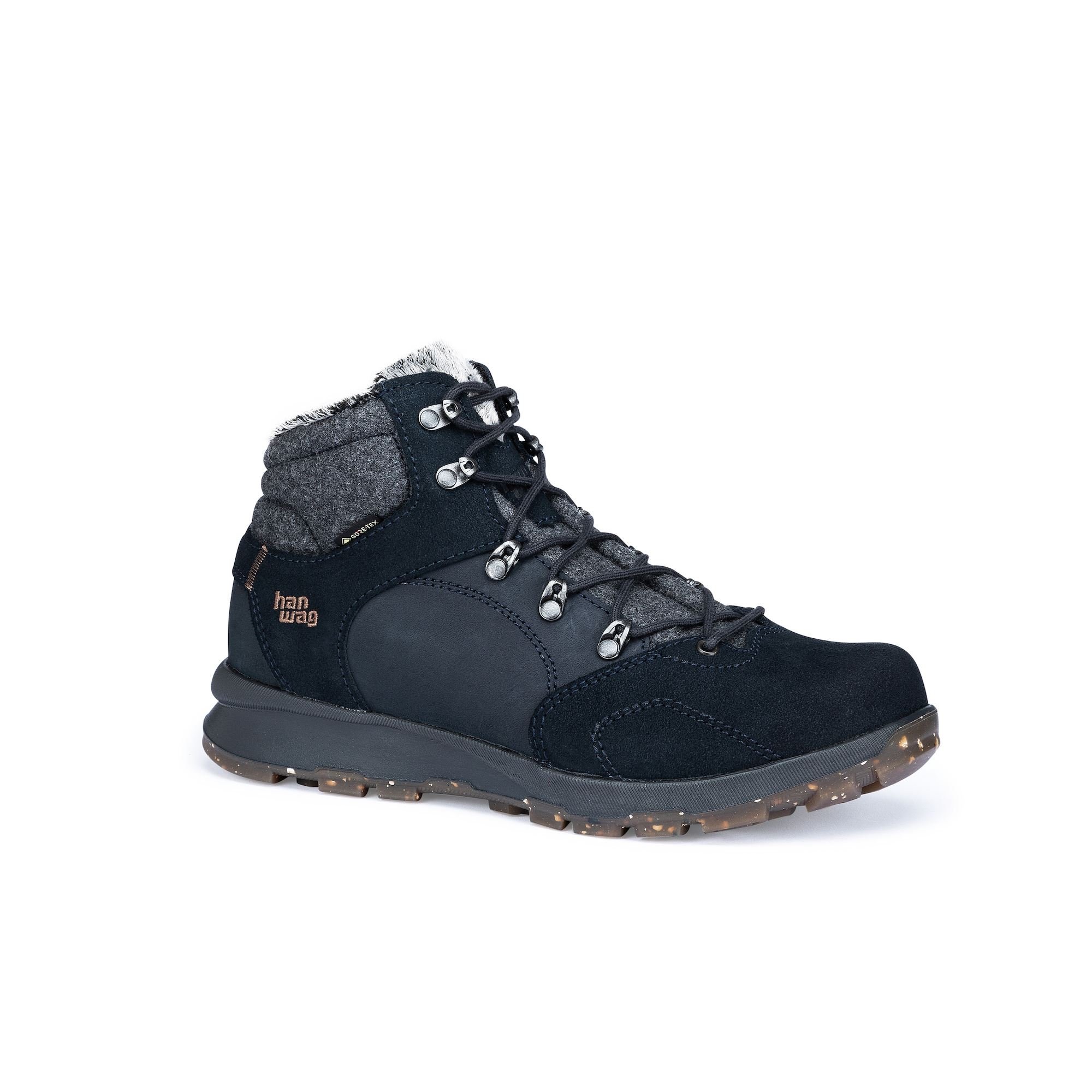 Hanwag Women's Tolva Mid GTX Winter Boots Navy/Deep Grey AQBCU6198